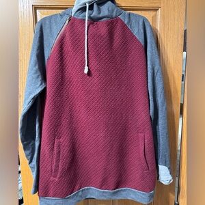 Ampersand ave Doublehood sweatshirt.